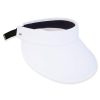 Sun N' Sand Womens Chinlon Spandex Solid Color Visor