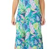 Stella Parker Womens Sleeveless Print Maxi Dress