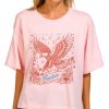 Ruby Juniors Freedom Eagle Graphic Crop T-Shirt