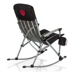 INDIANA HOOSIERS NCAA Outdoor Rocking Camp Chair with Bag