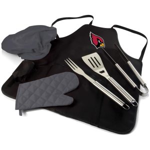 NFL Arizona Cardinals 6pc BBQ Apron Tote Grill Set