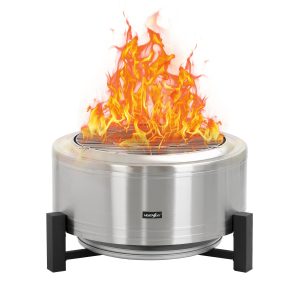 Heat Maxx 27 in.  Multi Fuel Smokeless Fire Pit