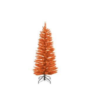 Kurt Adler 3 Ft. Pre-Lit Slim Orange Tree