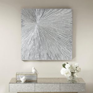 Sunburst Hand Painted Resin Wall Art