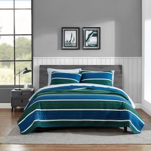 Nautica Knots Cover Reversible Quilt & Sham Set