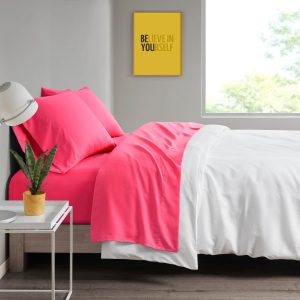 Intelligent Design Microfiber Solid Sheet Set