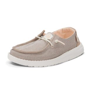 Hey Dude Girls Wendy Metallic Sparkle Sneaker