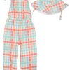 Willow and Wyatt Toddler Girls Romper & Hat Set