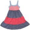 Bonnie Jean Little Girls 100% Cotton Striped Maxi Dress