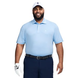 IZOD Golf Mens Solid Mesh Polo Shirt